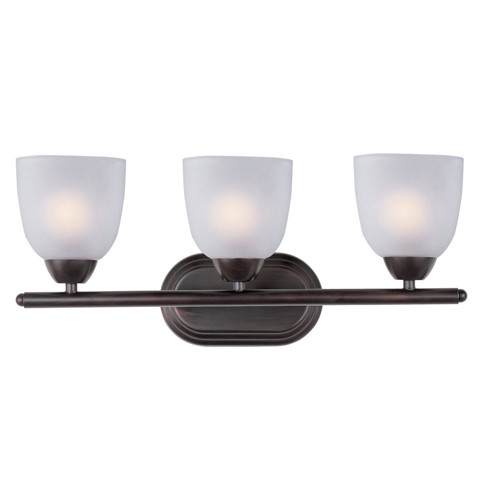 Bathroom Vanity 3 Light Bulb Fixture With Oil Rubbed ...