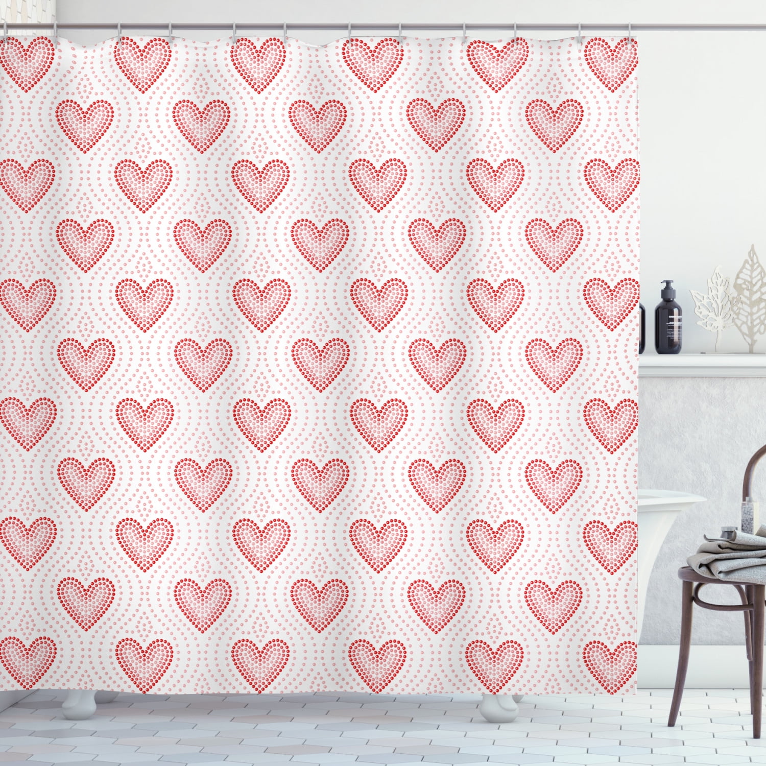 Details about   Fathers Day Spanners Red Hearts Wooden Boards Bathroom Fabric Shower Curtain Set 