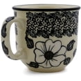thumbnail image 2 of Polish Pottery 9 oz Mug Hand Painted in Boleslawiec, Poland + Certificate of Authenticity, 2 of 6