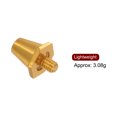 thumbnail image 3 of Track Spikes 13mm Aluminum Lightweight for Soccer Shoes, Golden, 2 Pieces, 3 of 5