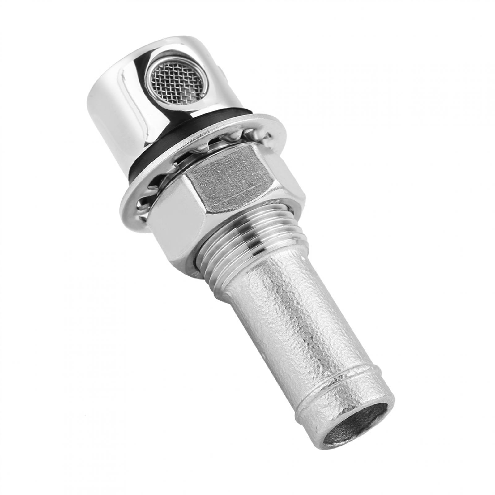 Dioche Stainless Steel Marine Boat Straight Fuel Gas Tank Vent With