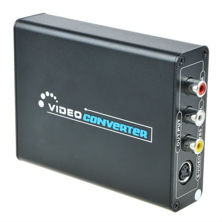 S-video Component Video Converter - ABLEGRID HDMI to Composite 3RCA AV S-Video R/L Audio Vdieo Converter Adapter Upscaler Support 720P/1080P with RCA/S-video Cable for PC Laptop Xbox PS3 TV STB VHS VCR Camera Blue-Ray DVD