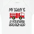 thumbnail image 4 of Inktastic Volunteer Firefighter Daddy Boys or Girls Baby Bodysuit, 4 of 5