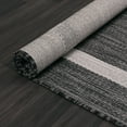 Beverly Rug Indoor Outdoor Area Rug 8x10 Dark Gray Bordered Patio Porch ...