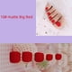 thumbnail image 5 of Exfoliante para uñas, uñas postizas para pies, Europa y América, exfoliante de color sólido, uñas de los pies, uso de uñas de los pies 28, 5 of 5
