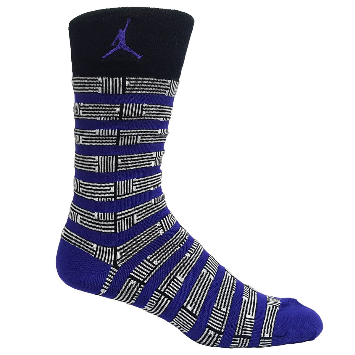 purple jordan socks
