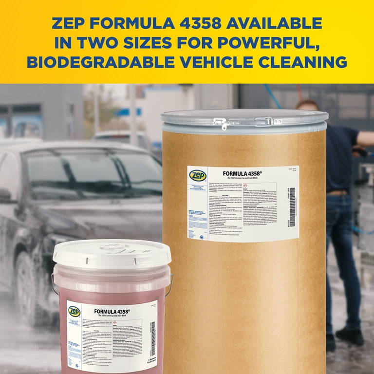 Zep Formula 4358 Heavy-Duty Powdered Car & Truck Wash, Cleaner
