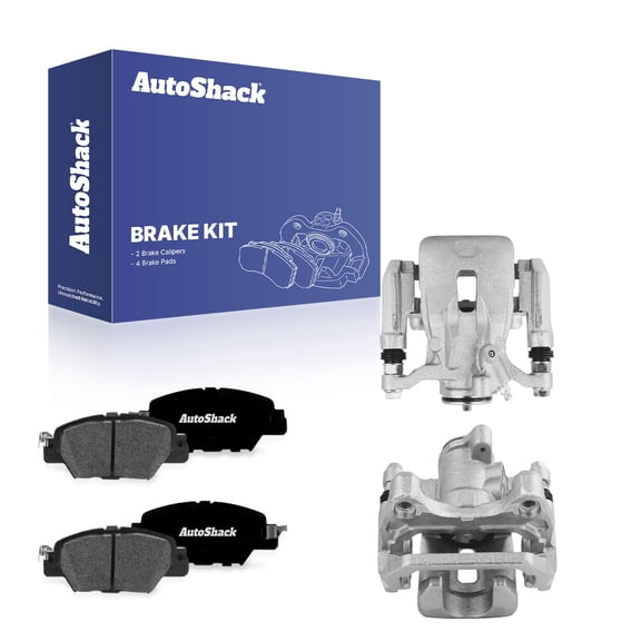 AutoShack Rear Brake Calipers   Premium Ceramic Brake Pads Replacement for 2016-2025 Mazda CX-5 6-PC Kit