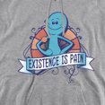 thumbnail image 2 of Rick and Morty Existence Is Pain Unisex Adult Pull-Over Hoodie, Existence Is Pain, Large, 2 of 5