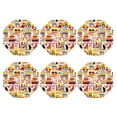 thumbnail image 2 of Bingfone Vintage Cars Leather Drinks Coasters With Set Of 6,Suitable For Home Kitchen,Coffee Cup Coasters Home Gift, 2 of 9