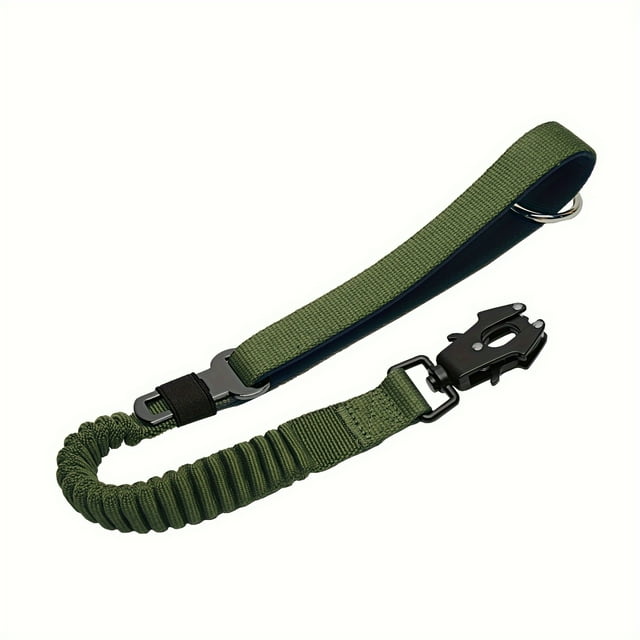 CNKOO Nylon 21 Inches Short Dog Leash With Soft Comfortable Padded Handle And Strong Heavy Duty Clip But Easy To Attach And Removal For Training Walks Outdoor Suitable For Medium Large Do