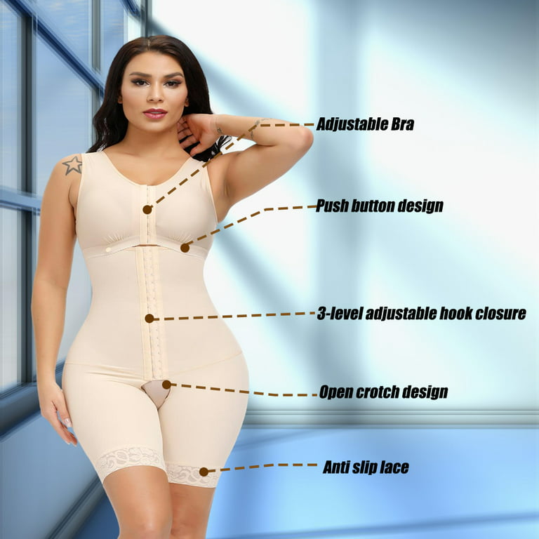Fajas Colombianas Reductoras Levanta Cola Post Surgery Body Shaper Plus Size