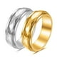 thumbnail image 5 of Minnieouse Anillo titanio acero moda ligero portátil rombo dedo anillos joyería impermeable hombres cumpleaños Festival Ropa, zapatos y accesorios Miscelánea 6 oro Minnieouse AP014858-06, 5 of 6