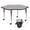 Gray, variant on Flash Furniture Mobile 60'' Flower Grey Thermal Laminate Activity Table - Standard Height Adjustable Legs