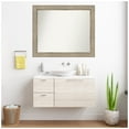 thumbnail image 7 of Amanti Art Custom Wall and Bathroom Mirror (35 x 42 in.), Trellis Silver Frame, 7 of 7