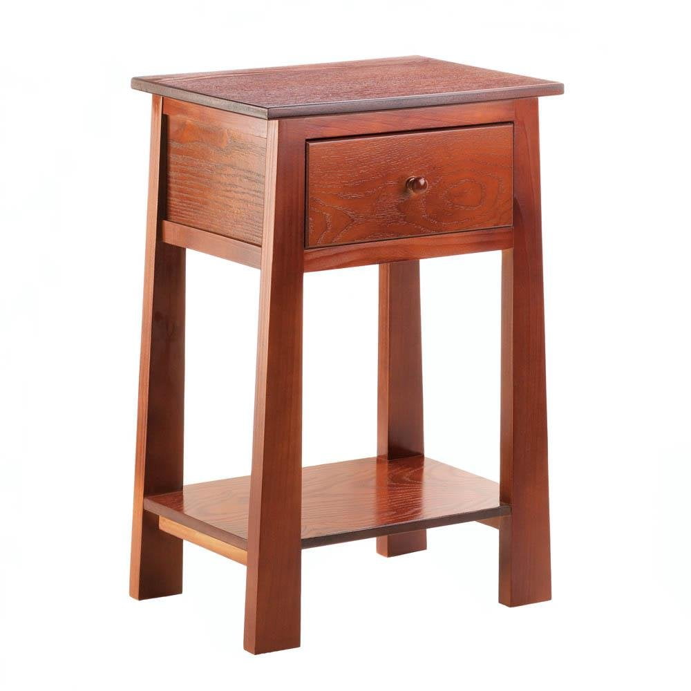 Craftsman Accent Table, Small Decorative Accent Table For Living Room