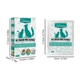 Pet Gloves For Cats And Dogs Bathing And Grooming Easy To Use Just Gently Dry Ideal Pet Wipes3ml