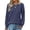 Navy, variant on Fantaslook Womens Tops Dressy Casual Long Sleeve Shirts Fashion Blouses Lightweight Fall Sweaters