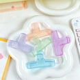 thumbnail image 4 of 2pcs Clear Acrylic Binder Clips with Strong Grip Colorful Paper Clips for Office School Home Reusable Binder Clips for Organizing Documents Photos Crafts, 4 of 8