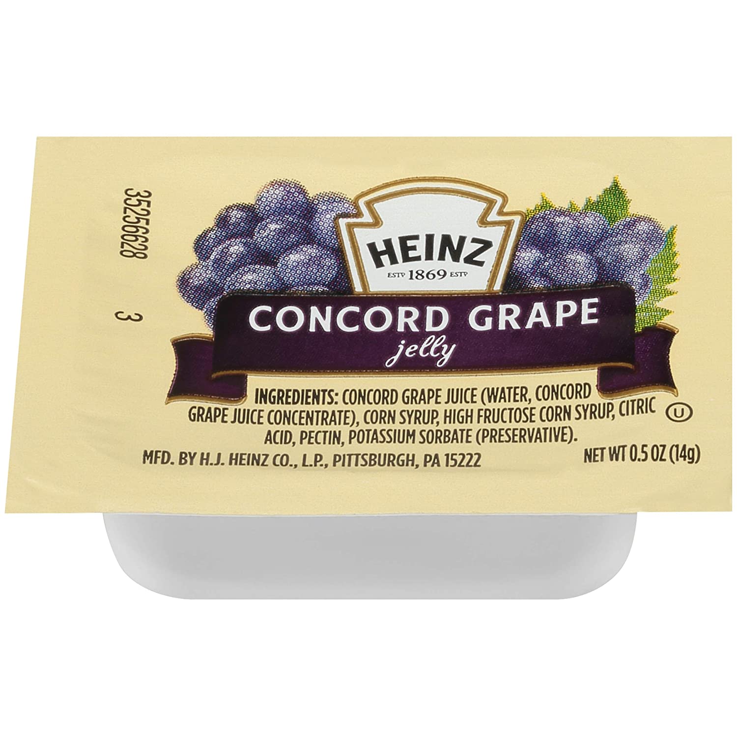 Heinz Grape Jelly (0.5oz Packets, Pack of 200)