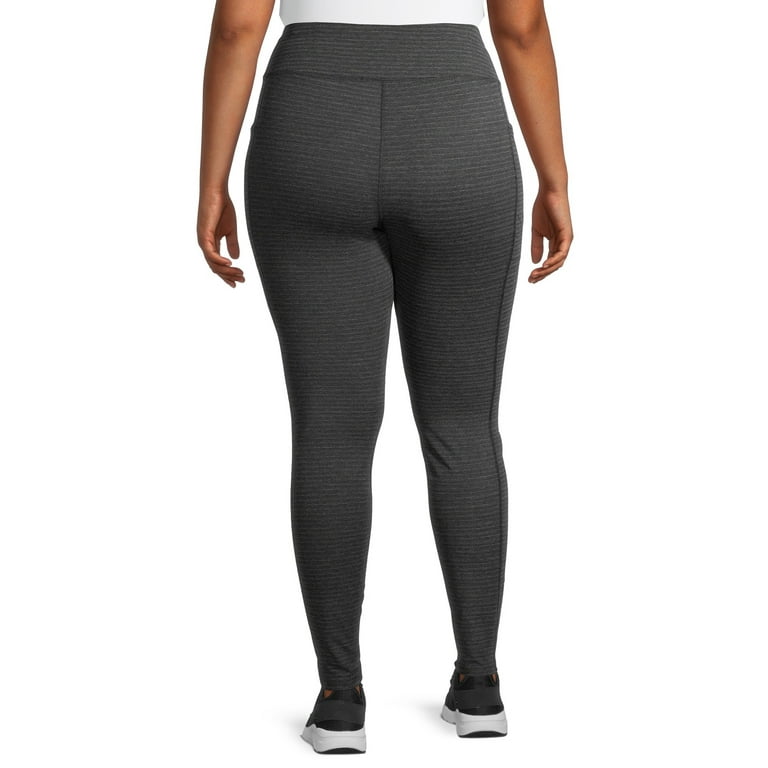 Athletic Works Women's Plus Size 2 Pocket Active Workout Leggings - Walmart .com