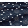 thumbnail image 4 of oneOone Cotton Jersey Blue Fabric Geometric & Polka Sewing Fabric By The Yard Printed Diy Clothing Sewing Supplies 58 Inch Wide, 4 of 4