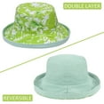 thumbnail image 4 of Bucket Sun Hat Cute Cap for Women Fashion Fold-up Brim Packable Summer Beach by Solaris, 4 of 6