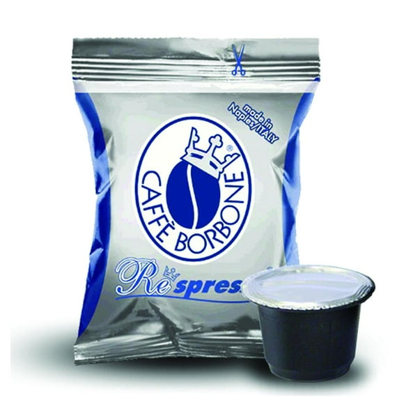 50-pack of Caffè Borbone capsules (compatible with Nespresso® machines) - Blue (8/10)
