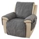 thumbnail image 1 of Funda para sillón reclinable acolchada de terciopelo con hojas de palma, antideslizante, súper suave, con correas elásticas, 1 of 5