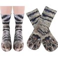 thumbnail image 6 of PEAKTREND Animal Paws Socks - Funny 3D Animal Socks Crazy Cat Tiger Dog Paw Crew Socks Novelty Socks Gag Gifts Christmas Stocking Stuffers for Teens Men Women Girls, 6 of 6