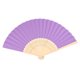 thumbnail image 1 of abanicos de mano plegables blancos, abanicos chinos en blanco, regalo para fiestas infantiles, accesorio para pintar (morado), 1 of 7