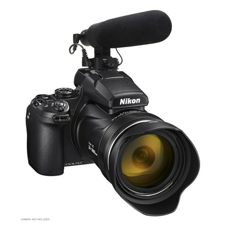 Nikon COOLPIX P1000 Advanced Super Cardioid Microphone (Stereo/Shotgun) With Dead Cat Wind