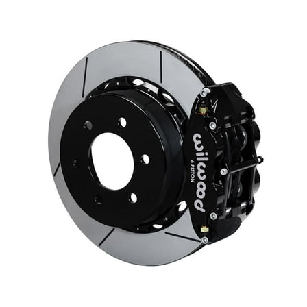 Wilwood 140-13866 Rear Black Superlite 6R 14.25" Slotted Big Brake Kit, Compatible with 2012-2019 Ford F150"