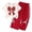 Z03 Red, variant on Juniors Clothes Girls 2 Piece Outfits Trendy Short Sleeve Bow Print Tops Wide Leg Cargo Pants Sets Casual Summer Clothes 5T 6T (Blue,5-6 Years)