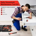 thumbnail image 6 of Home Repair Tool Kit, 146 Pieces Basic Home Repair Tool Set, General Mechanic Tool Set, General Household Tool Kit with Plastic Toolbox, Perfect for Homeowner, Office & College Repairs, 6 of 7