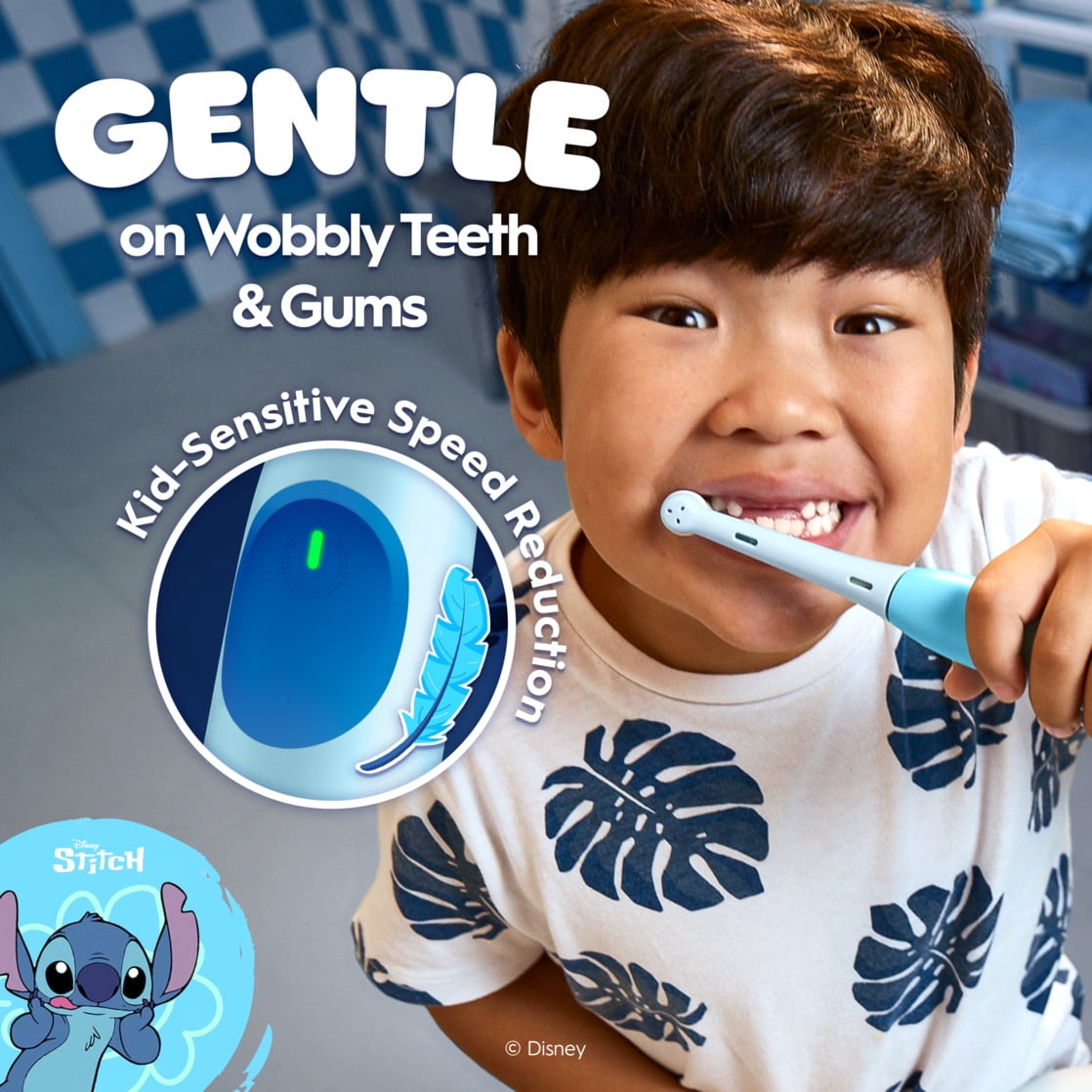 Oral-B iO Kids Limited Rechargeable Electric Powered Toothbrush, Stitch