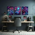 thumbnail image 4 of Hieng Video Game Wall Art Gaming Posters Gamer Wall Decor for Teen Boys Bedroom Graffiti Gamepad Headphones Canvas Prints Cool Pictures Pop Art Painting Men Room Decoration（Only canvas）, 4 of 6