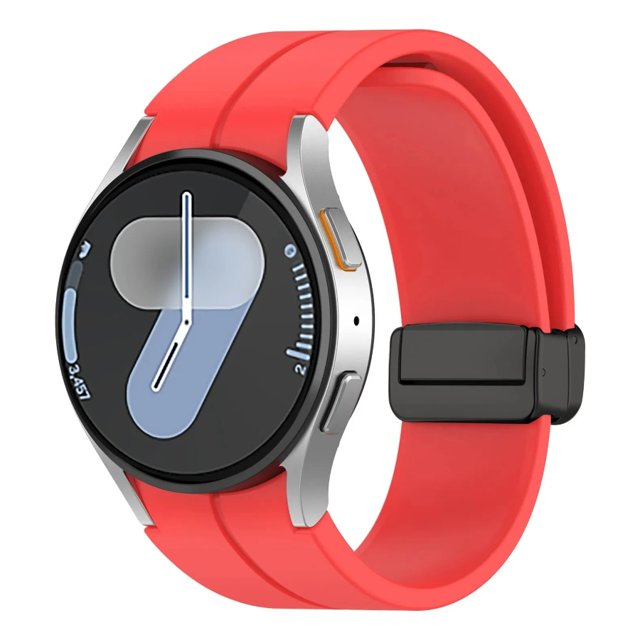 Correa de Silicona para Galaxy Watch 7/6/5/4 Fe, Hebilla Magnética