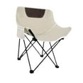 thumbnail image 4 of Folding Camping Chair Moon Chair Outdoor Seat Tear Resistant Oxford Cloth for Garden Picnic Adults, 4 of 9
