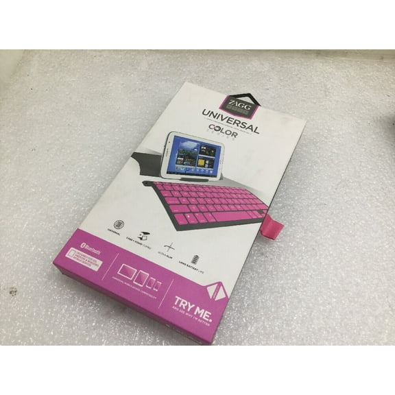 ZAGG Universal Bluetooth Keyboard Case for Apple Samsung, All Bluetooth Devices