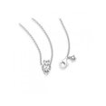 thumbnail image 1 of COLLAR PLATA ESTERLINA DOBLE CORAZON CIRCONIA 655, 1 of 2