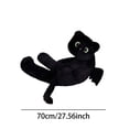 thumbnail image 3 of Gothic Bat Wing Toy Soft Stuffed Animal Pillow Cute Long Body Pillow for Home Birthday, 3 of 7