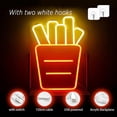 thumbnail image 2 of French Fries Neon Signs French Fries Led Neon Sign Acrylic Neon Light for Business Red Neon Sign for Bedrooms Kitchen Dining Room Cars Restaurants Dec, 2 of 4