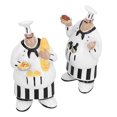 thumbnail image 2 of Resin Mustache Chef Figurine, Wall Hanging Portable Resin Chef Statue  For Bar For Coffee Shop For Office For Living Room For Kitchen, 2 of 8