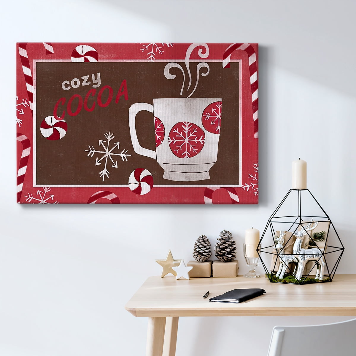 Cozy Cocoa Christmas Collection A- Gallery Wrapped Canvas