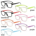thumbnail image 3 of Children Boys Girls Online Classes Computer Eye Protection Ultra Light Frame Comfortable Eyeglasses Anti-blue Light Kids Glasses PINK, 3 of 8