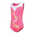 thumbnail image 3 of Aosijia Girls Sleeveless Gymnastics Leotards Athletic Ballet Dance Unitard Dancewear Stretchy Gym Suit for Little Girls 5-12Y, 3 of 13