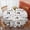 Cat And Meow, variant on Cat and Meow White Pattern Round Tablecloth 60"x60", Wrinkle Resistant Wipeable Table Cover for Kitchen Dining Room Picnic Patio and Party