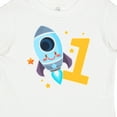 thumbnail image 4 of Inktastic Rocket Spaceship Happy First Birthday Boys or Girls Baby T-Shirt, 4 of 5