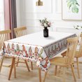 thumbnail image 5 of Tchckioa Thanksgiving Gnome Waterproof Tablecloth for Restaurant,60x84 Inch Rectangle Table Cover Decor, 5 of 6